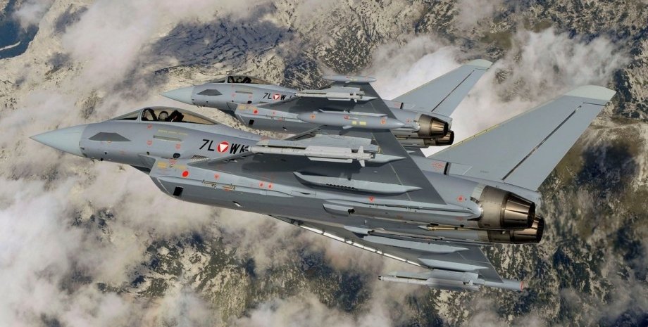 Eurofighter Typhoon, Typhoon, Eurofighter, истребитель, самолет, боевой самолет
