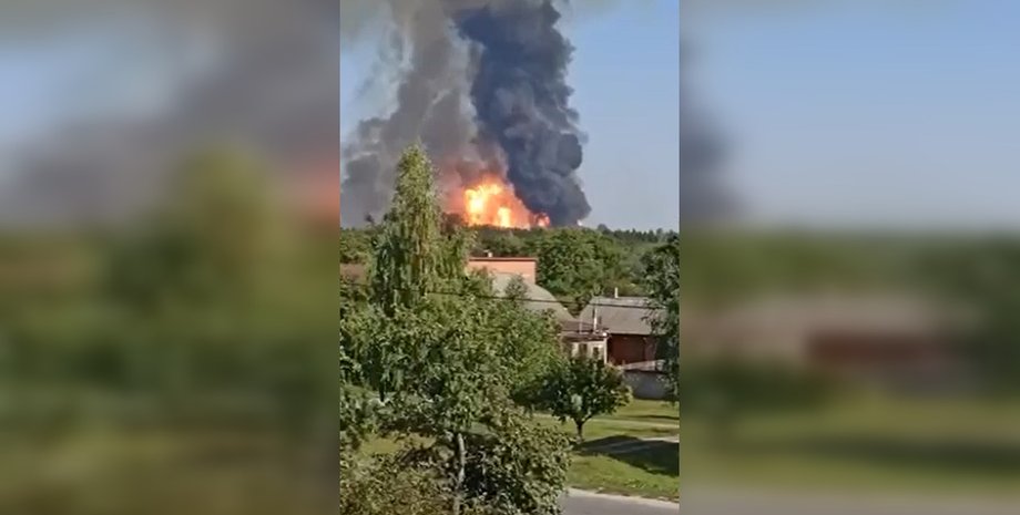 Пожар, подрыв, взрыв, газопровод, Полтавская область, Лубенский район