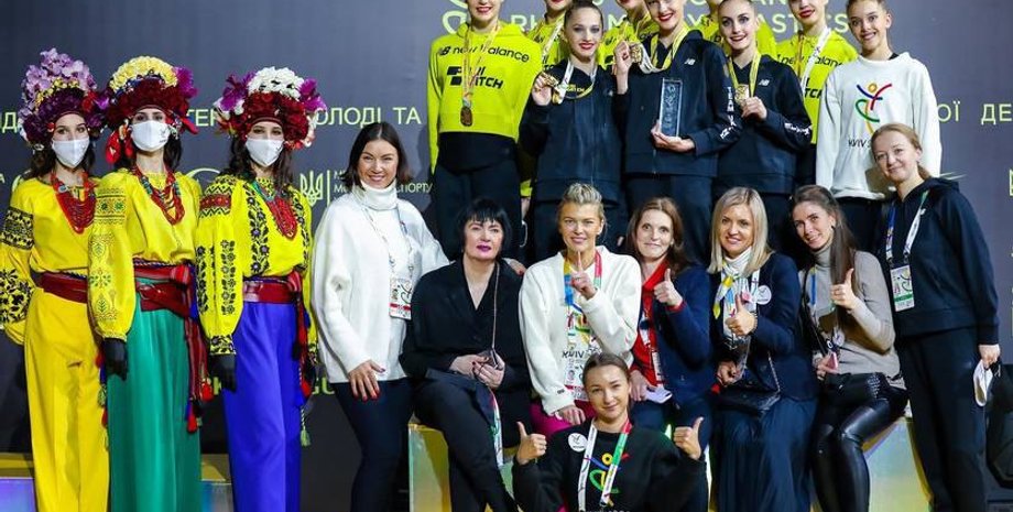 Художественная гимнастика, Киев, Чемпионат Европы, Командное первенство, Групповые выступления