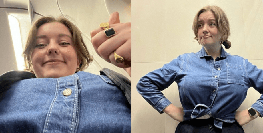 Жінка лайфхаком пронесла речі на борт літака