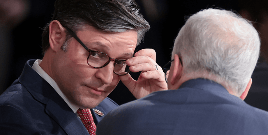 спикер Майк Джонсон, отставка спикера, трамписты, демократы, Республиканская партия