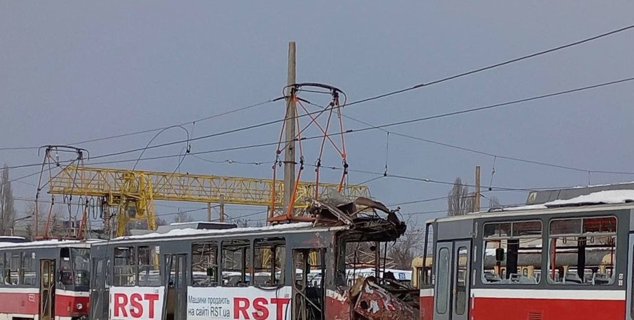трамваи, трамваи в харькове, запуск трамваев, депо трамваев харьков