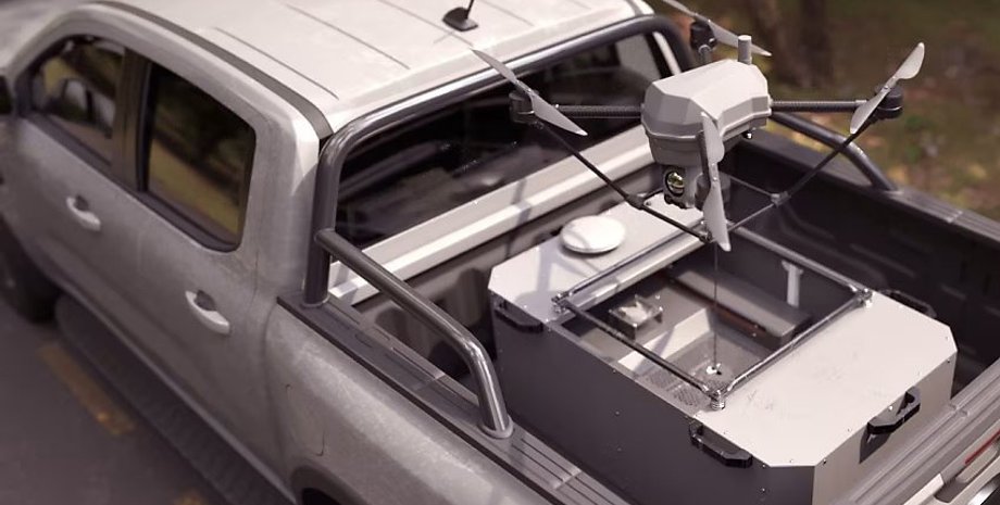 бпла, дрон, машина, зарядна станція, KHRONOS