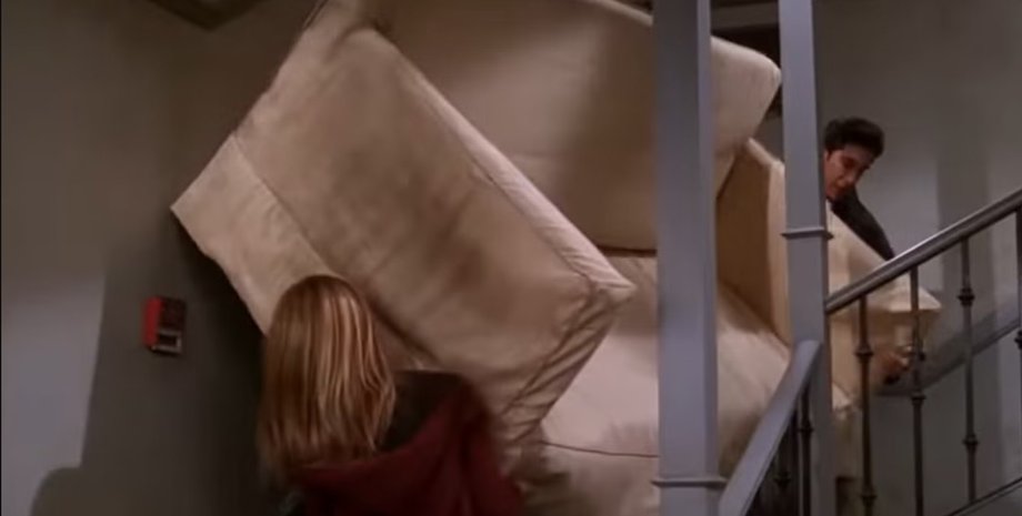 друзья, сериал друзья, диван, росс