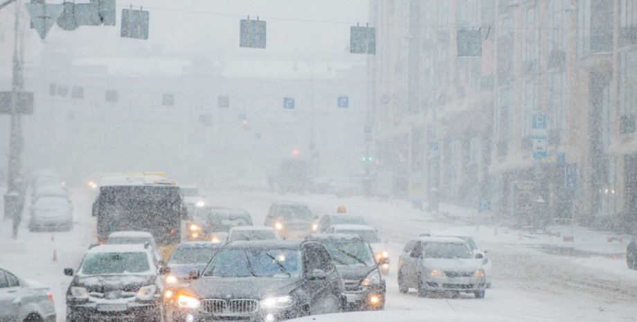 Киев, погода, снег, фото, прогноз погоды