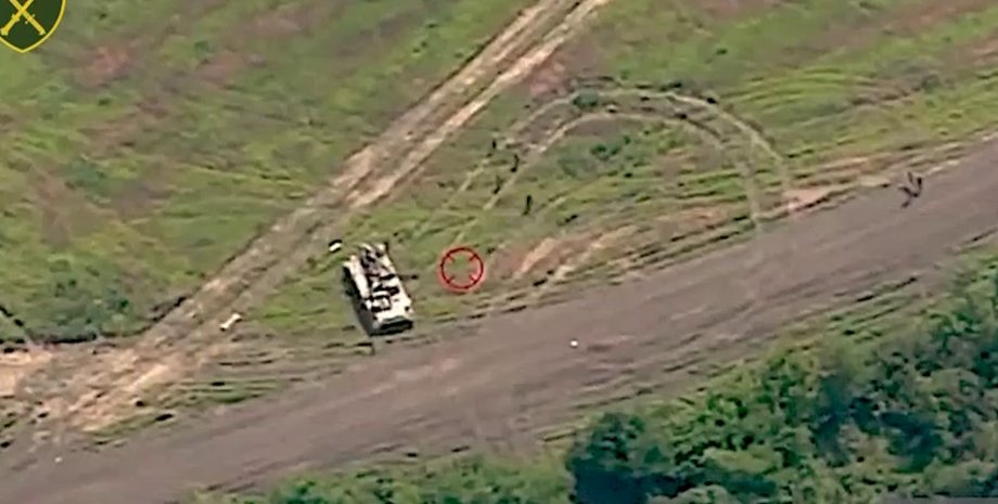 таврическое направление, боевая техника врага, танк уничтожение