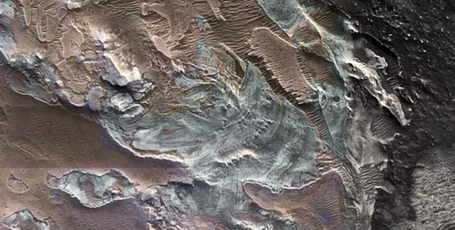ледник, Марс