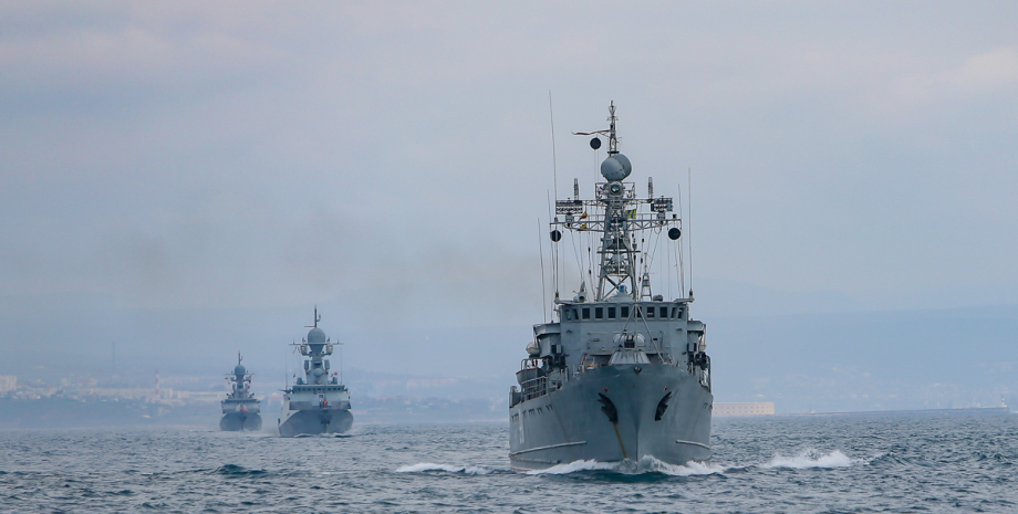 Чорноморський флот РФ, кораблі, море