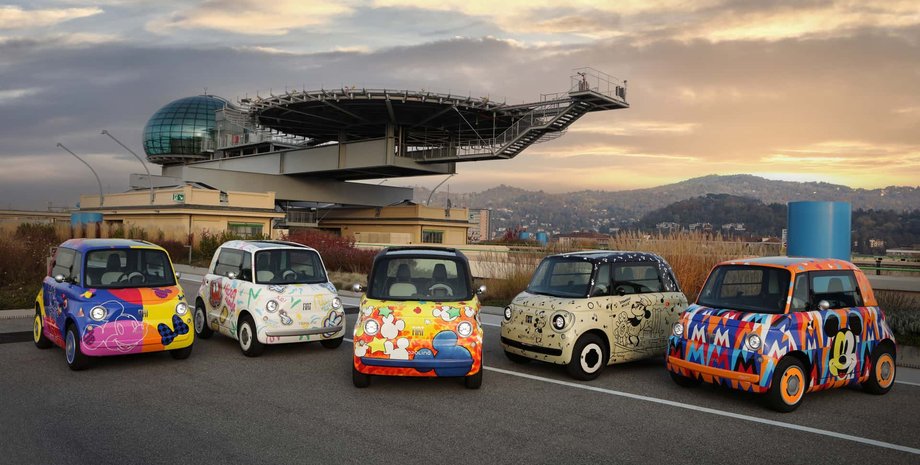 Fiat Topolino 2023, Fiat Topolino, новый Fiat Topolino, электромобиль Fiat, Микки Маус