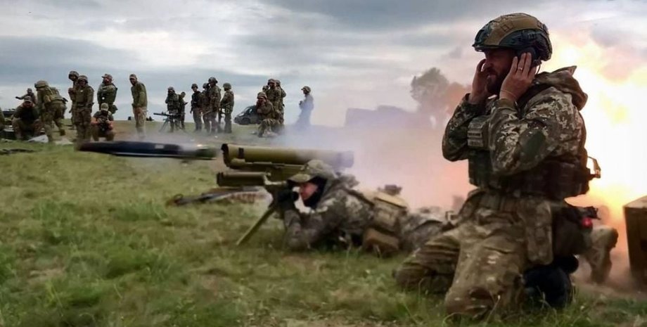 Изображение украинских военных