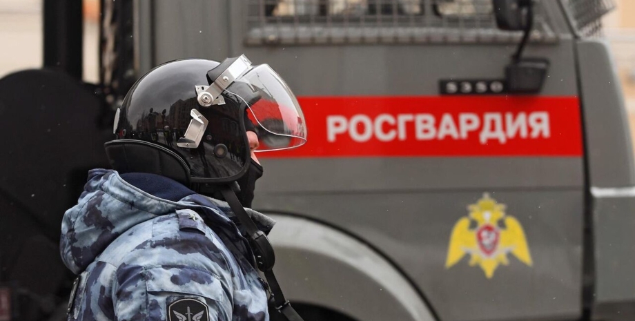 Боєць Росгвардії Боєць, військовослужбовець, Росгвардія, росгвардієць, ВС РФ, блокпост, війна в Україні