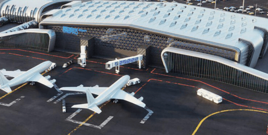 Днепр, аэропорт, аэродром, Криклий, строительство,