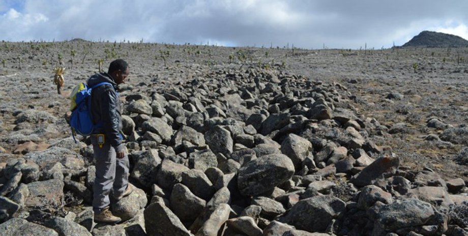 каменные полосы, Эфиопия, ледники