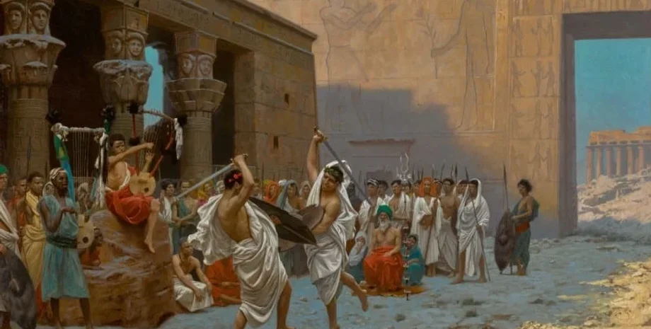 Пиррих, Зевс, миф, греки, Греция, культура, поэма, рождение Зевса, Кронос, куреты, щиты, доспехи, военная подготовка