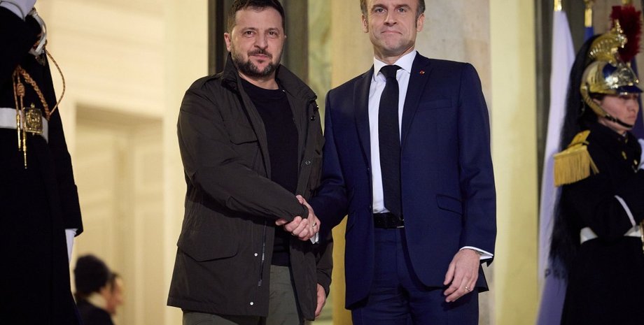 Володимир Зеленський, Емманюель Макрон