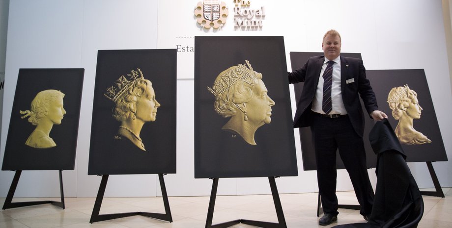 портрет королевы, день, фунты стерлингов, новые деньги, королева умерла, смерть королевы Елизаветы, Карл III