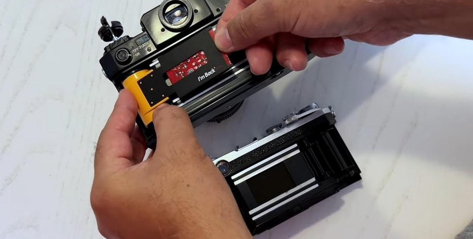 I'm Back film, модуль замены пленки, фотоаппарат