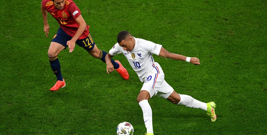 Лига наций Испания Франция Эрик Гарсия Килиан Мбаппе