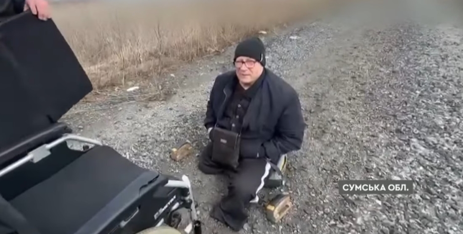 Виктор Лаптев, российская оккупация, без ног, человек с инвалидностью