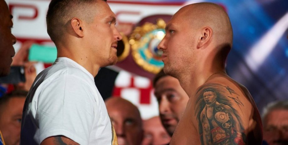 Александр Усик и Кшиштоф Гловацки / Фото из открытых источников