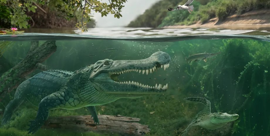 дейнозух крокодил