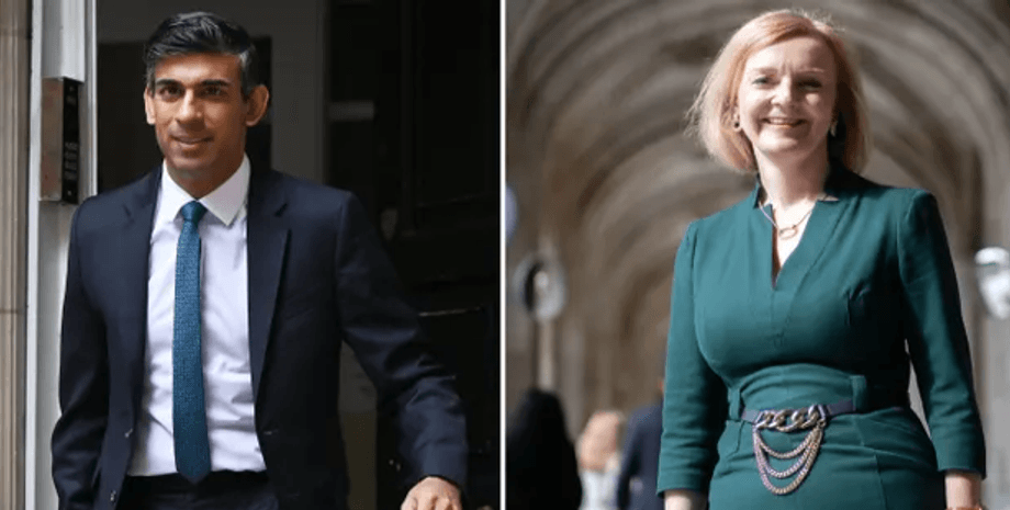 лиз трасс, риши сунак