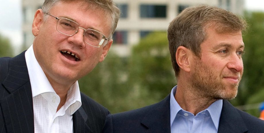 Александр Абрамов и Роман Абрамович, Evraz Group