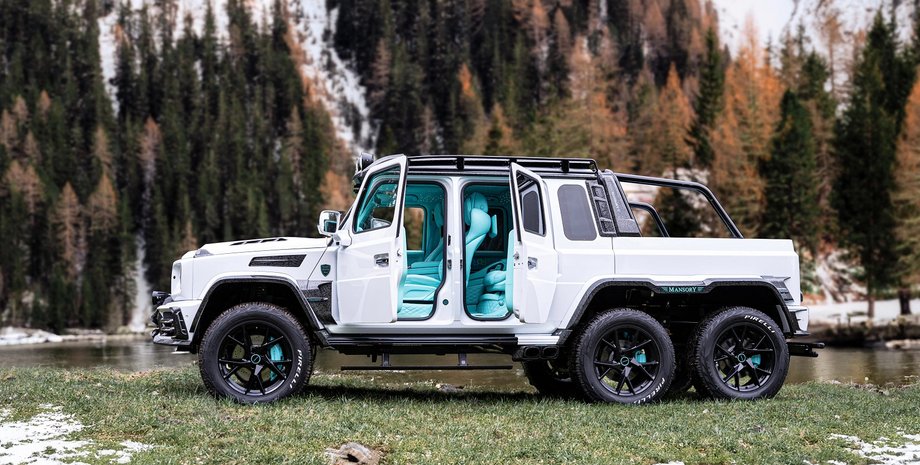 Шестиколісний Гелендваген, Mercedes G-Class, Mansory Gronos, тюнінг Гелендвагена