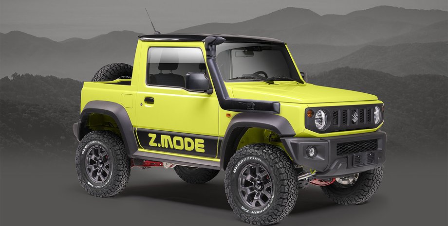 Новый Suzuki Jimny, Suzuki Jimny 2023, Suzuki Jimny, тюнинг Suzuki Jimny, пикап Suzuki Jimny