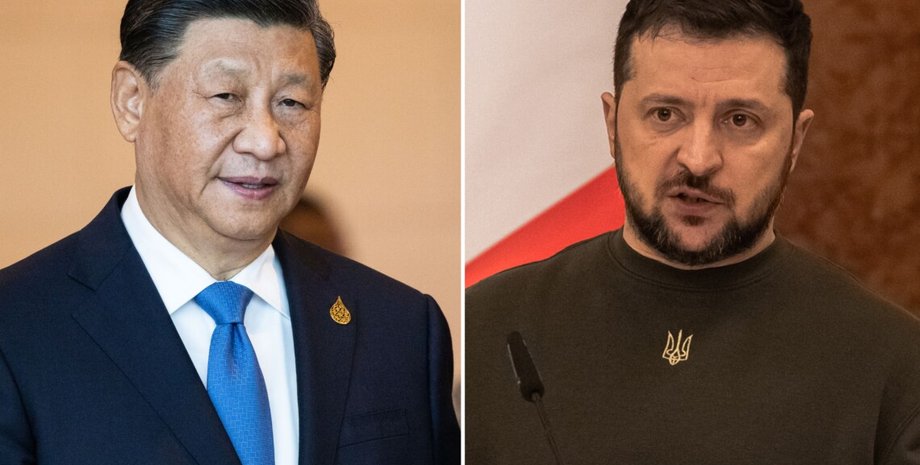 Владимир Зеленский, Си Цзиньпин, лидер Китая, председатель Китая, президент Украины, Зеленский