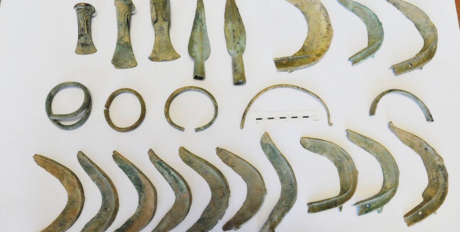 Найденные собакой артефакты. Фото: ČTK/PR/Královéhradecký kraj