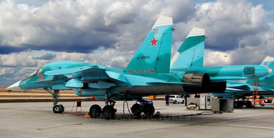 Истребитель РФ, самолет, Су-34, авиация РФ