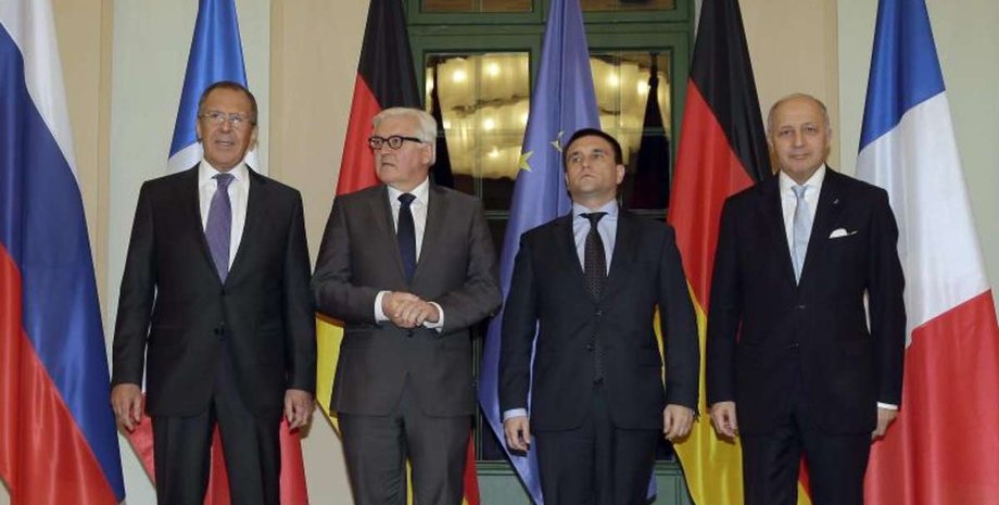 Главы МИД "нормандской четверки" / Фото: www.merkur.de