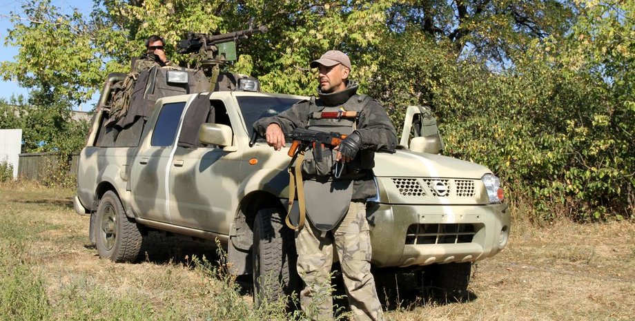 Силовики в Донбассе / Фото пресс-центра АТО