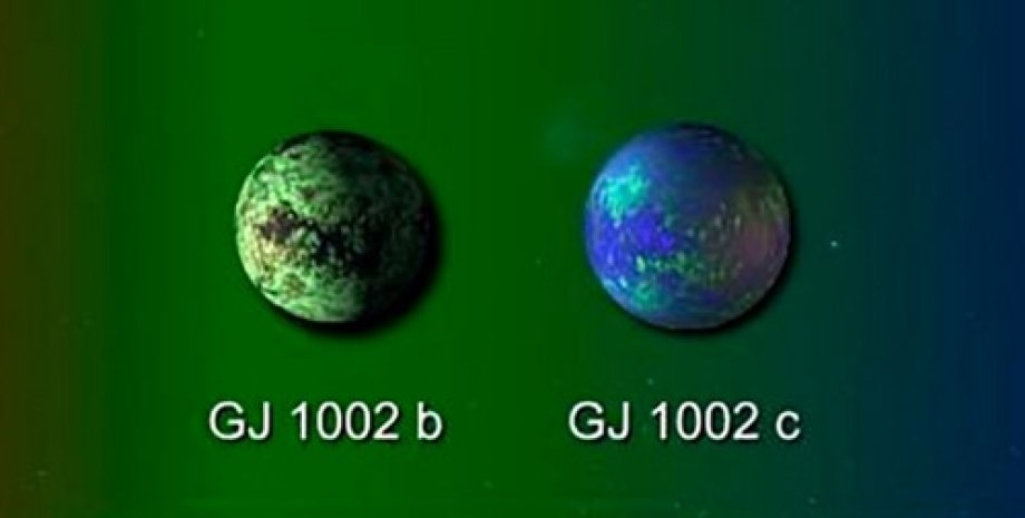 экзопланеты, GJ 1002b, GJ 1002c