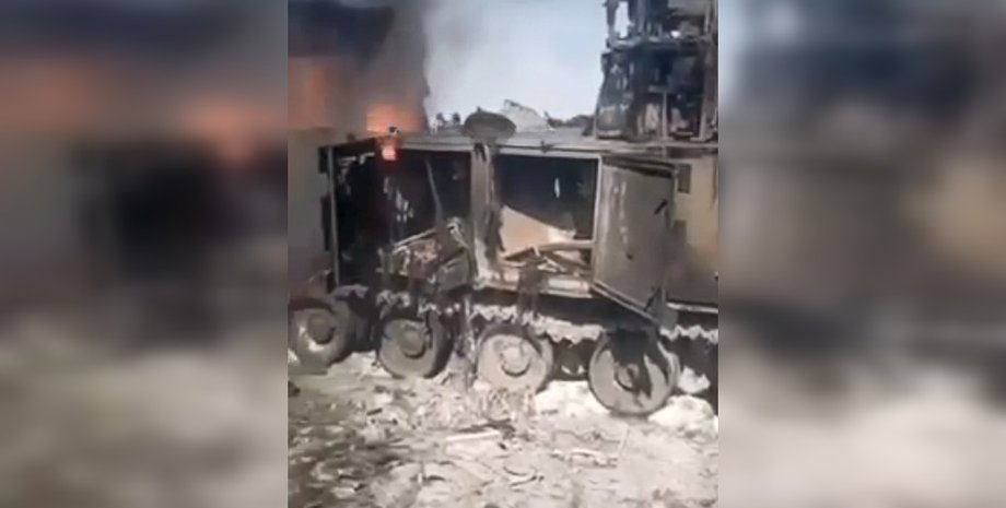 ЗРК Тор ЗС РФ, ЗРК Тор Херсонська область, ЗРК Тор Каховка, ЗРК Тор знищення, ЗРК Тор удар дрона, ЗРК Тор РФ пожежа