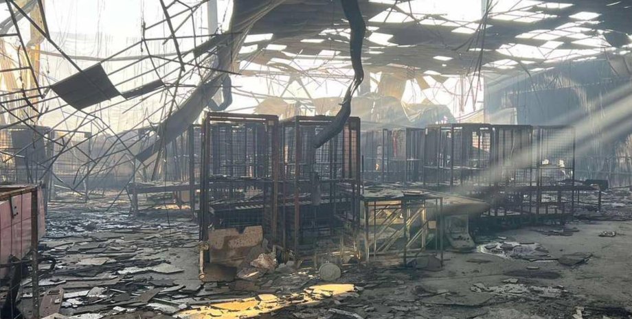 нова пошта ракетний удар, приліт нова пошта