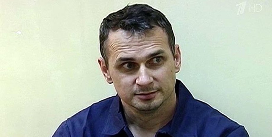 Олег Сенцов / кадр Первого канала