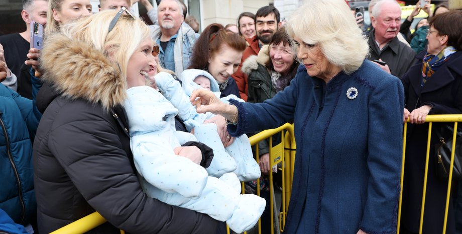 Королева Камилла, северная ирландия, король чарльз, умер король чарльз, белфаст, королевская семья британии