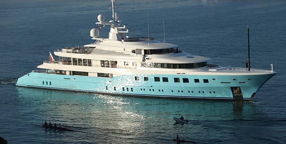 яхта пумпянского, яхта олигарха, российские олигархи