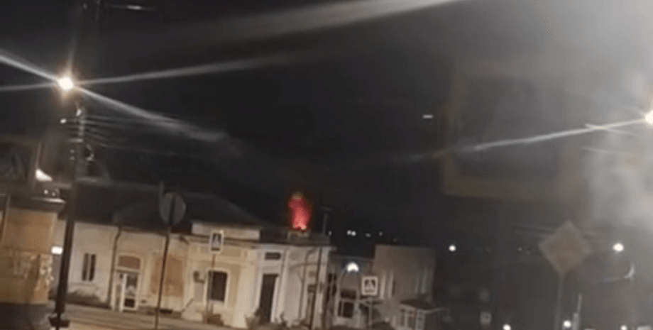 Атака дронов по России