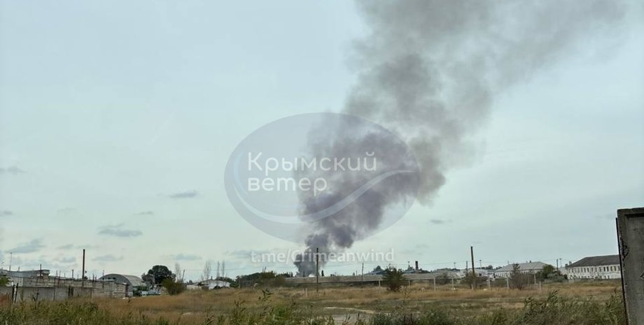 феодосія атак по нафтобазі дронами