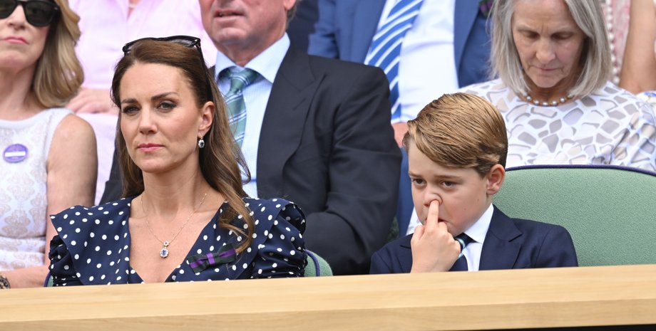 кейт миддлтон, принц джордж, принц уильям, уимблдон