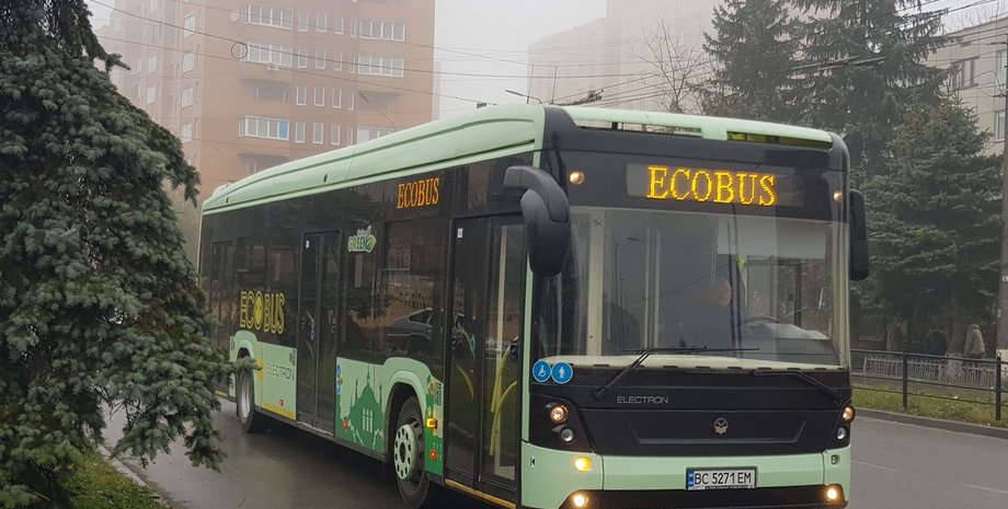електричний автобус, електробус електрон, електробуси, автобуси в Києві, електробус Богдан, електробус Granton