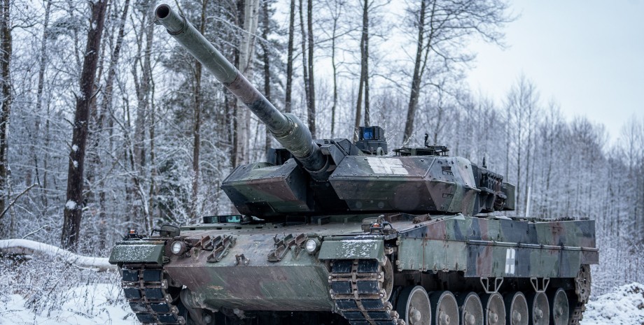 отремонтированный Leopard 2A6