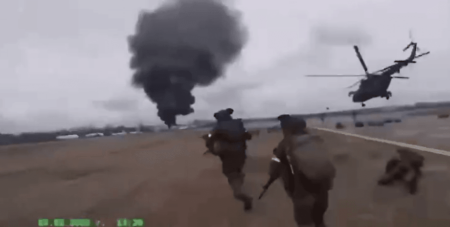 бои в аэропорту Гостомеля, высадка в Гостомеле, начало вторжения в Украину, российские десантники в Гостомеле