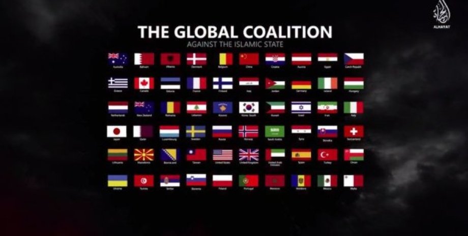 Страны, которые ИГ считает своими врагами / Кадр из видео