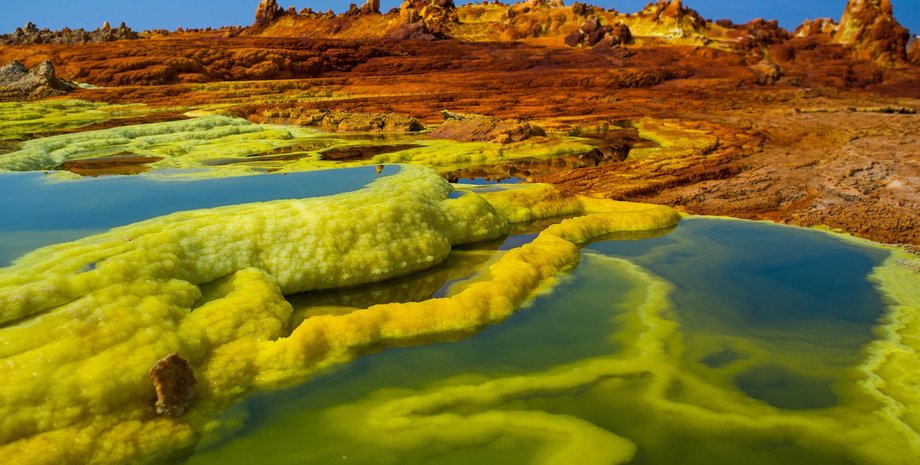 Впадина Данакиль. Фото: The Atlantic