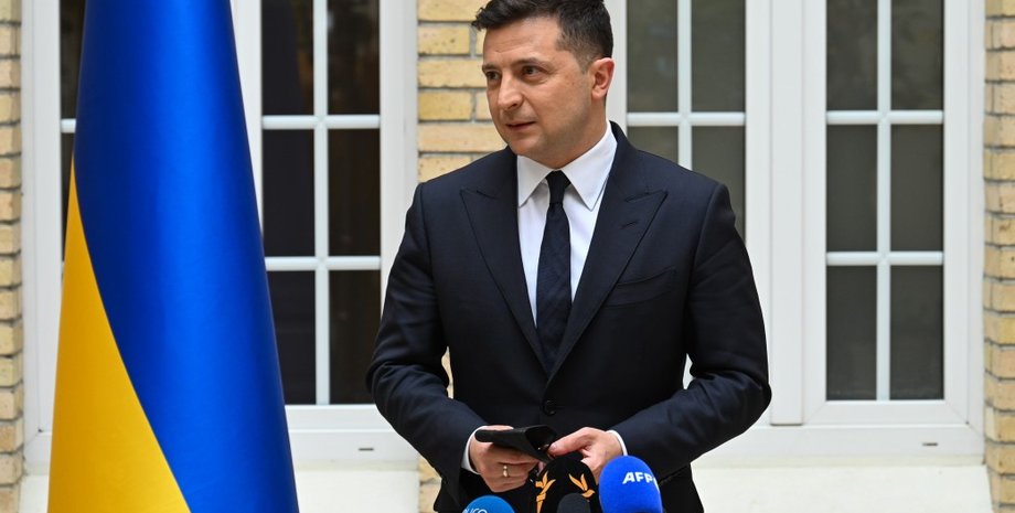 Владимир Зеленский, визит президента Украины во Францию, пресс-конференция