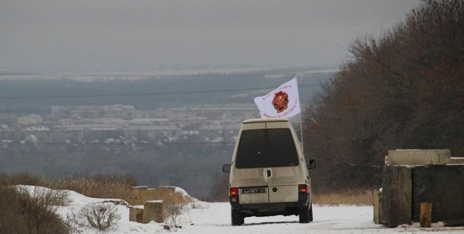 Машина с телом бойца ВСУ/Фото: ЛИЦ